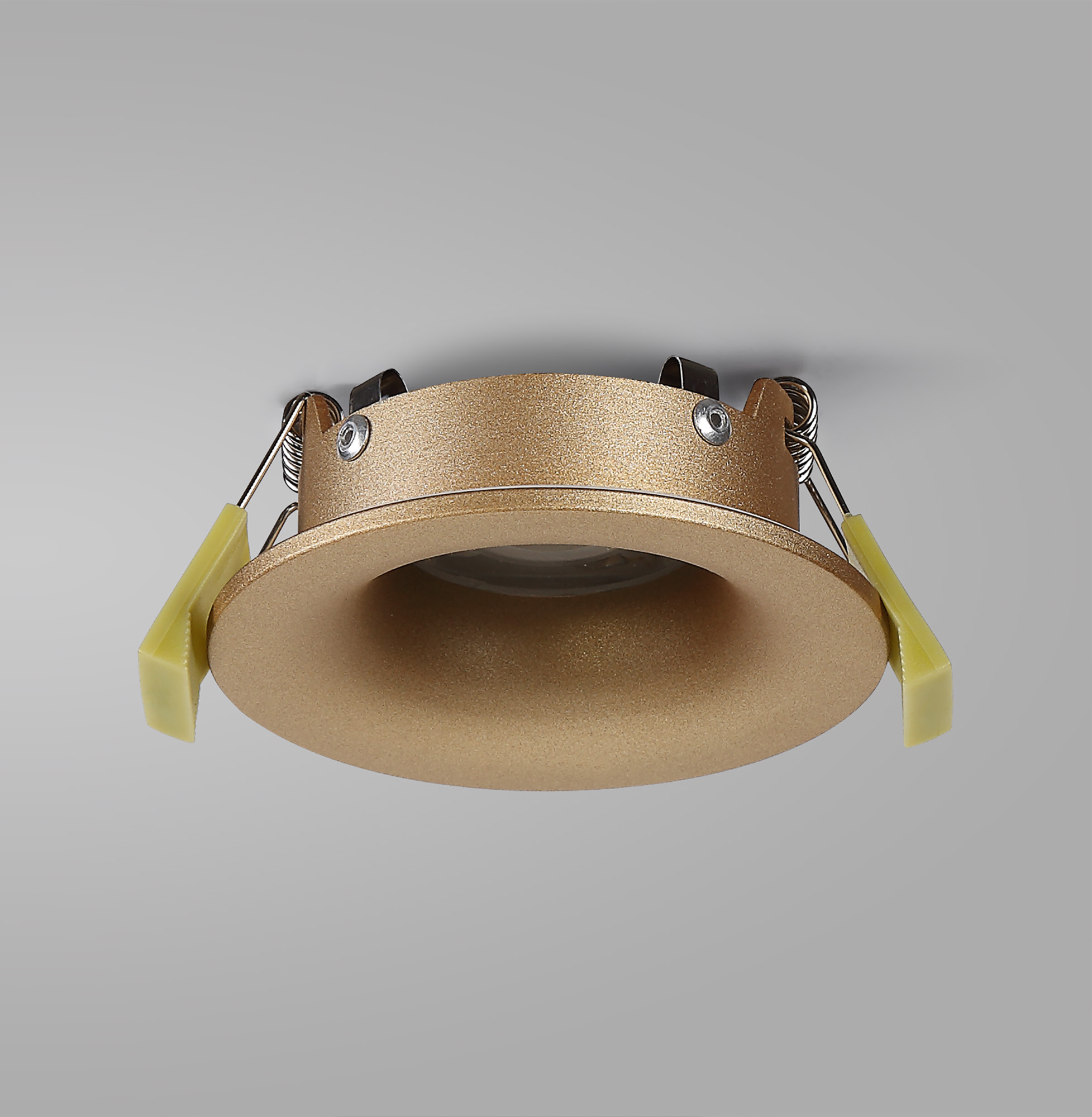 Bruve GU10 Recessed Round Champagne Gold IP65 Downlighter, Cut-Out 68mm DX200405  Dlux Bruve IP65